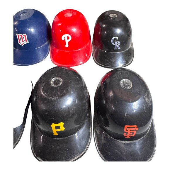 Lot Laich Mini MLB Baseball Helmets Collection Set 22 Blue Jays Tigers Astros - Picture 4 of 7